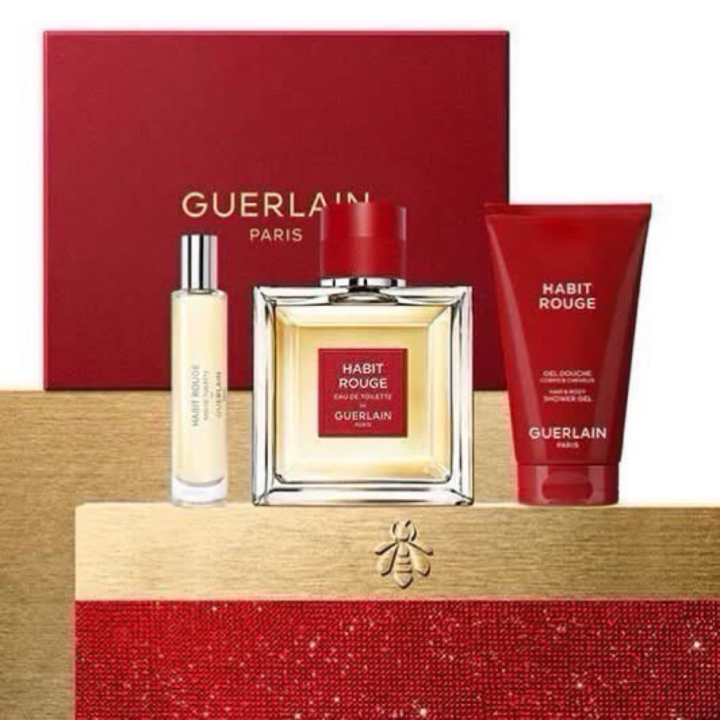 เซ็ตน้ำหอม Habit Rouge EDT Christmas Gift Set - Limited Edition