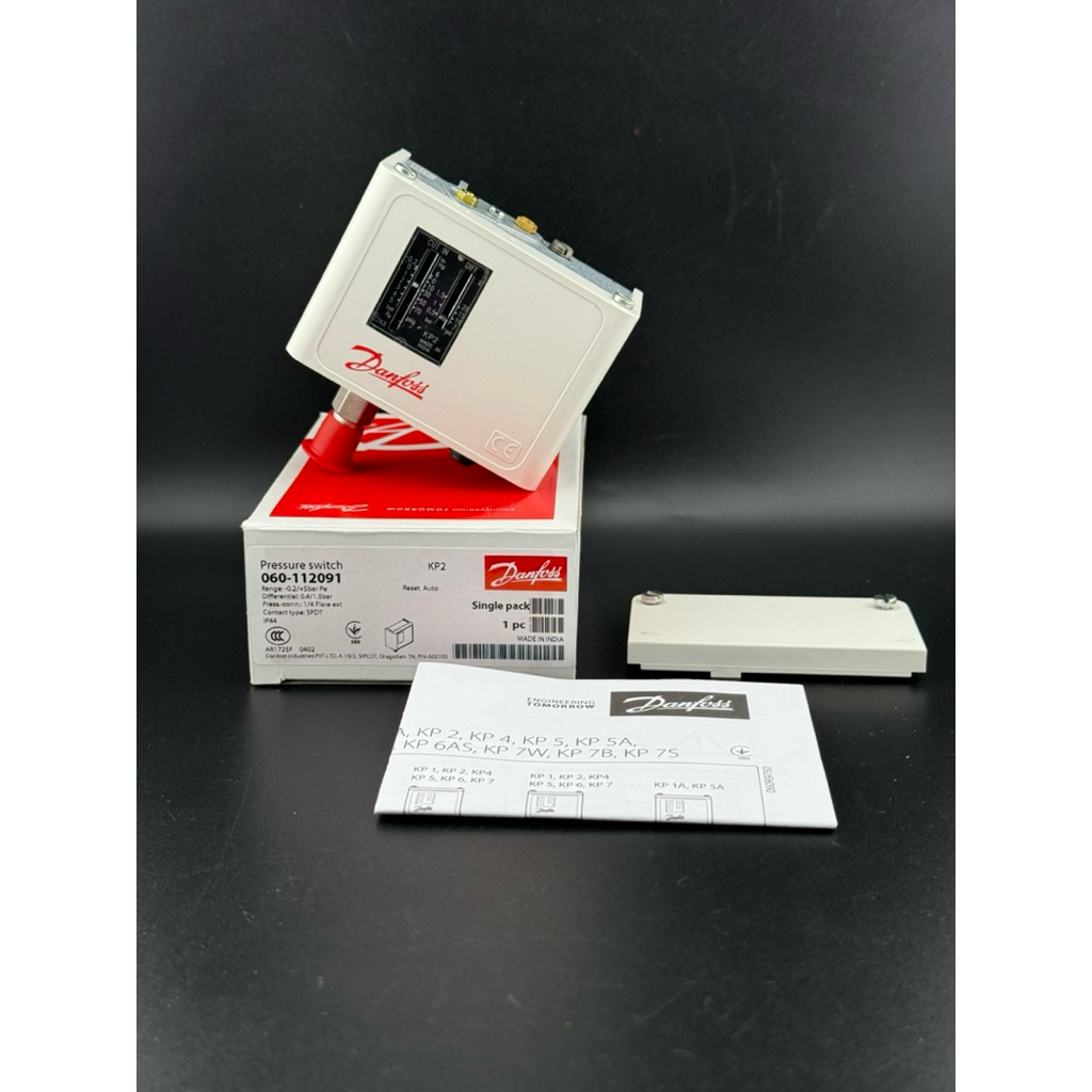 Danfoss KP2 (Auto Reset) Code:060-112091 ,Pressure Switch Danfoss.