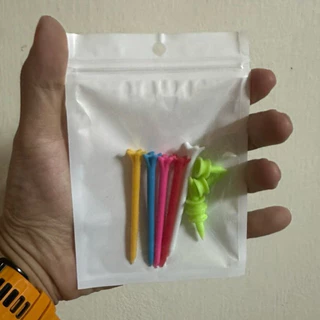 Golf Tee Mix Size - (9/15/20 ชิ้น) ทีวางลูกกอล์ฟแบบผสม ทีสั้น และทียาว