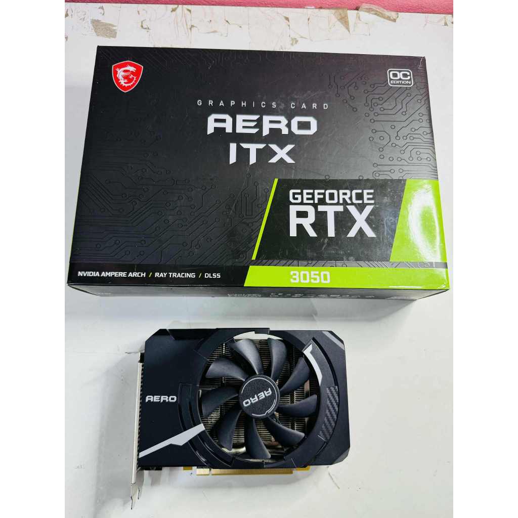 ขายการ์ดจอมือสอง MSI AERO ITX RTX3050 8GB
