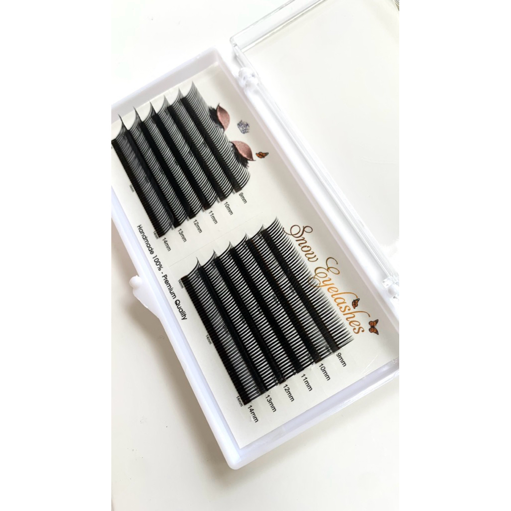 ขนตา Wetlook 7D งอน LC LB LJ ขนตานุ่มนิ่ม Snow Eyelash รูปที่ 2