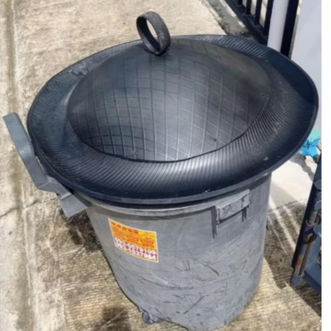 ฝาถังขยะ ฝาถังขยะทั่วไป(กว้าง56cm.)ทำจากยางรถทนทานคุ้มค่า โยนไม่แตก