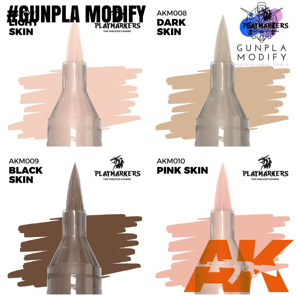 AK INTERACTIVE PLAYMARKERS ปากกามาร์คเกอร์ ระบายสี อะคริลิคสูตรน้ำ เฉดสี Fantasy