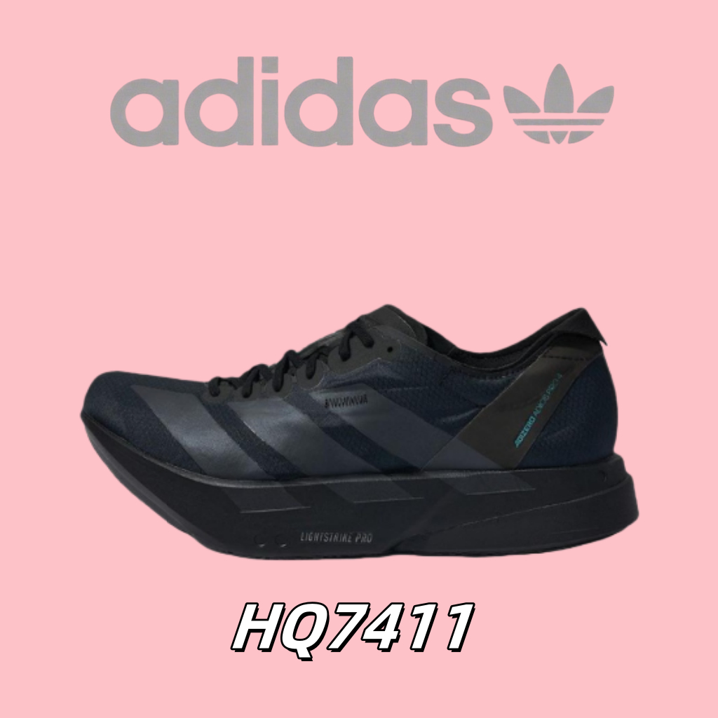รับประกันสินค้าแท้ 100 % 👟adidas Adizero Adios Pro 4  HQ7411  รองเท้าผ้าใบสำหรับผู้ชาย และผู้หญิง