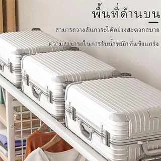 AiHouse ติดตั้งง่าย มีล้อ 90/118/138/158CM ตู้เสื้อผ้า โครงเหล็กหนา ราวแขวนเสื้อผ้า แข็งแรงและทนทาน