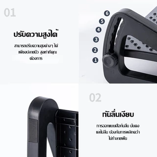 JAERSENT ที่วางเท้า วางเท้าใต้โต๊ะ ปรับระดับสูงต่ำได้ 6 ระดับ พร้อมลูกกลิ้งนวด สะดวกสบายมากขึ้น