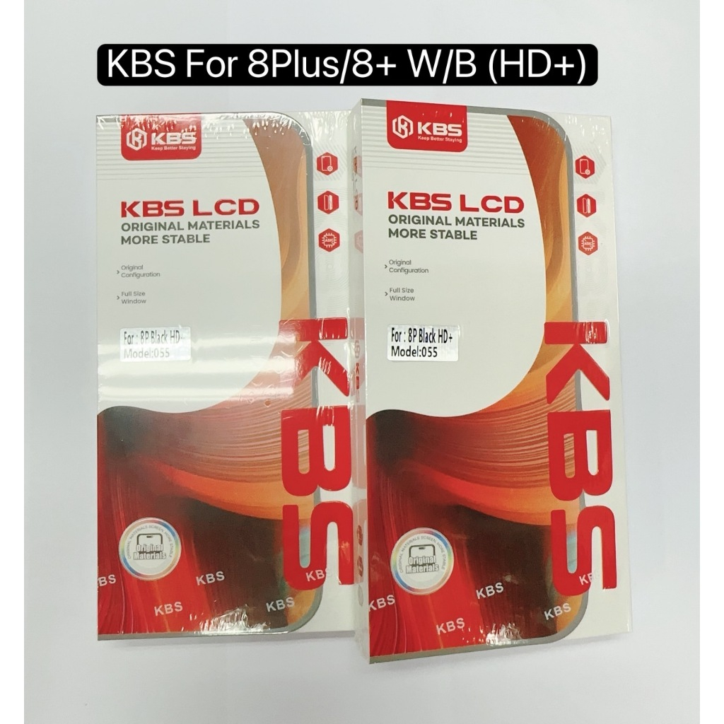 หน้าจอ KBS LCD สำหรับ i8plus/8+ KBS จอ+ทัชกรีน พร้อมฟีมกระจกชุดไขควง