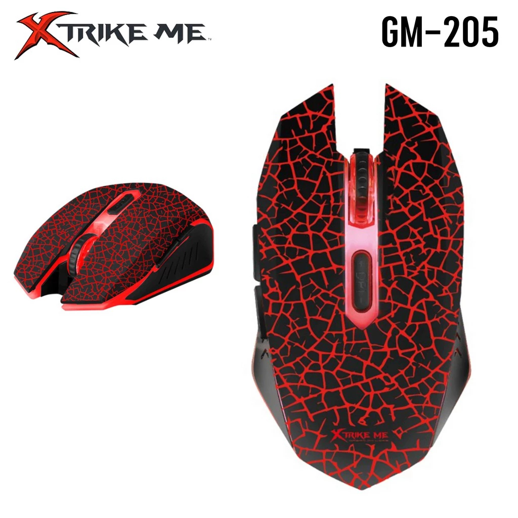 Xtrike ME รุ่น GM-205 MOUSE GAMING BACKLIT เม้าส์สำหรับเล่นเกม