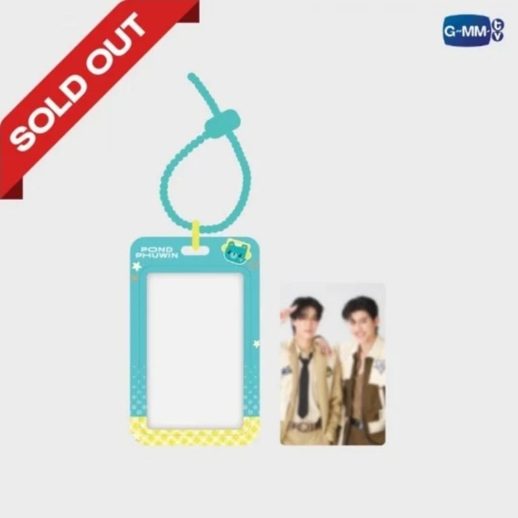 PERMPOON CHARACTER CARD HOLDER WITH PHOTOCARD#pond #phuwin #pp (พร้อมส่ง)