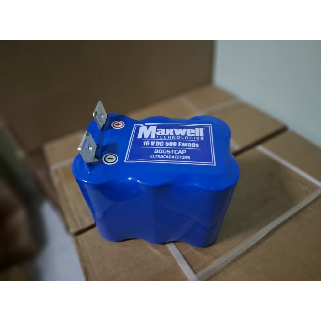 คาปา maxwell ของแท้ รับประกัน 1ปี คาปาซิเตอร์ 0-16v 500F (แถวสั้น 2×3) เครื่องเสียงรถยนต์
