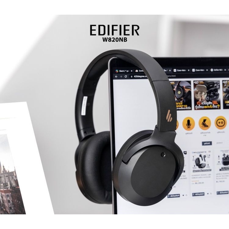 หูฟังกีฬา EDIFIER W220T แท้ 100% ต่อบลูทูธ 5.3 ตัดเสียงรบกวน ปรับเสียงผ่าน app ได้หลายแบบ