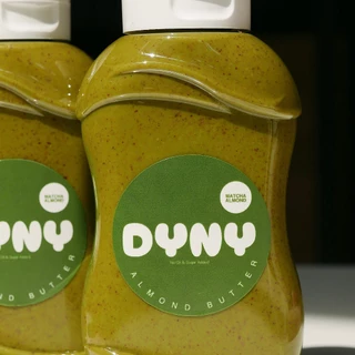 DyNy Matcha Almond Butter เนยถั่วอัลมอนด์รสมัทฉะ ไม่ได้ใส่น้ำตาล ไม่ได้ใส่น้ำมันเพิ่ม