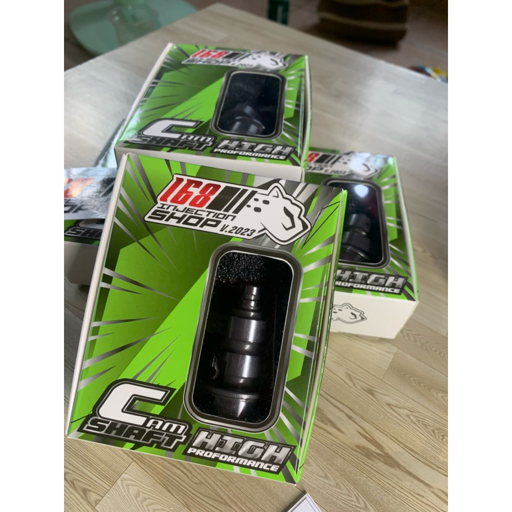 Cam shaft 168 shop แคม ฝาวาว22-19 เสื้อพร้อมลูก59มิล หลบวาวcnc