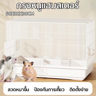 กรงหนูตะเภา กรงเอนกประสงค์ ขนาด 60 /47 cm ฐานกว้าง สำหรับสัต…