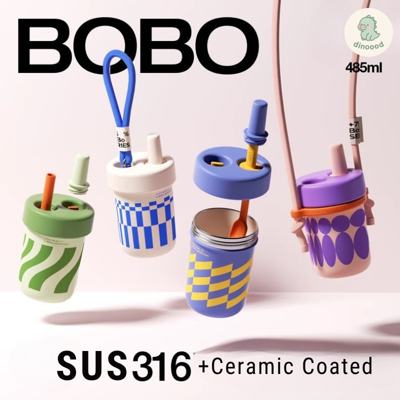 แก้วเก็บความเย็น CHAKOLAB รุ่น BOBO THERMO CUP Stainless316 / Ceramic coated Tumbler ขนาด 485ml
