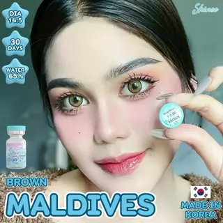 🔥 คอนแทคเลนส์ ✨ขนาดมินิ✨Maldives(Shinee) Brown / Gray / Blue
