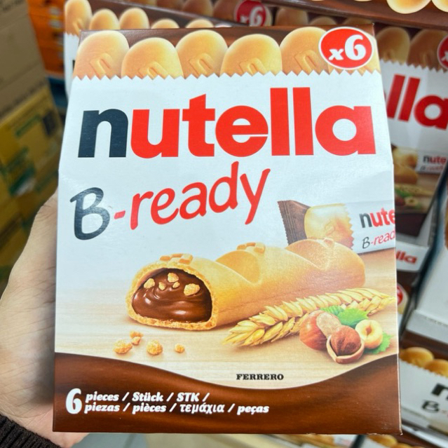 Nutella B-ready ขนมช็อคโกแลตอัดแท่ง