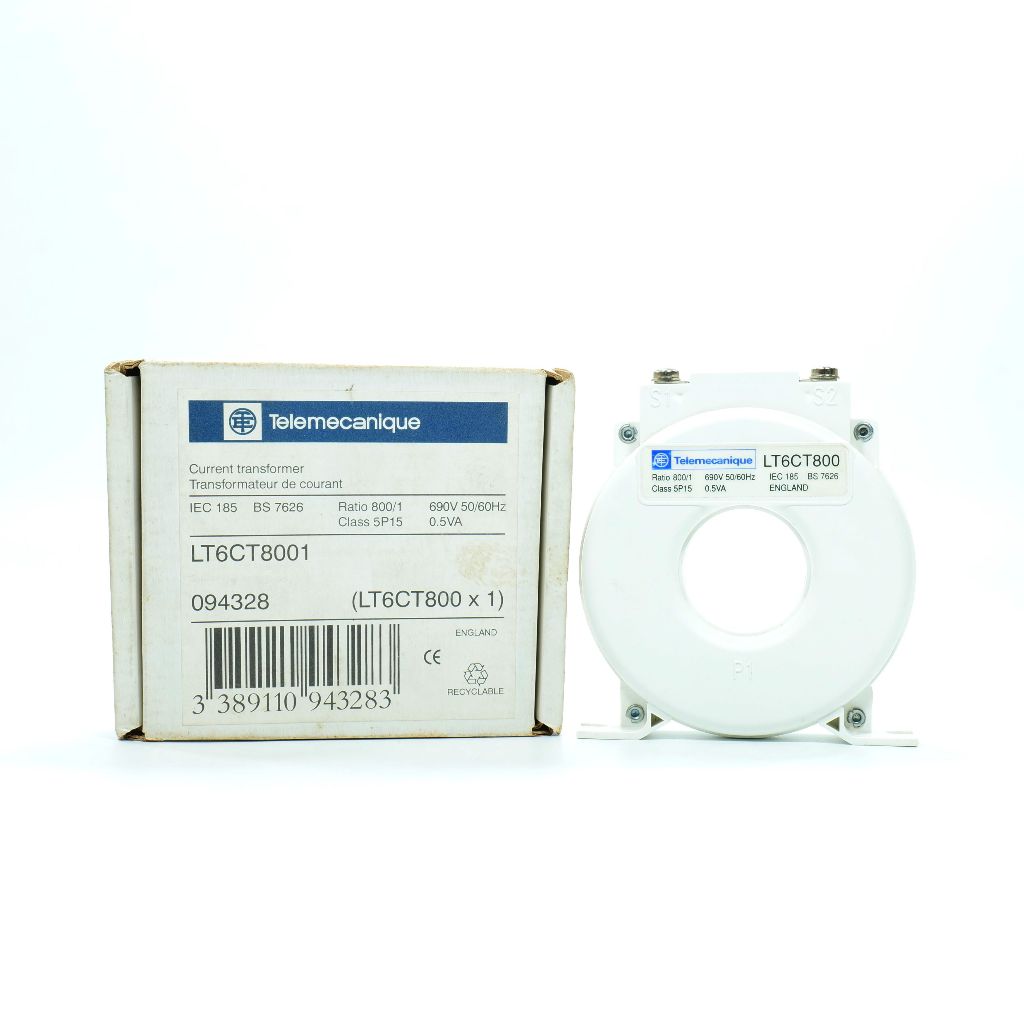 LT6CT800 Telemecanique LT6CT800 Schneider Electric Current transformer, TeSys LT6, 800:1, class 5P15