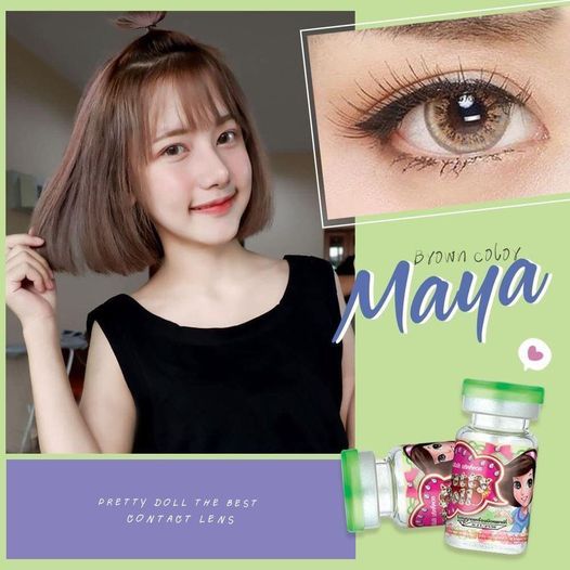 Pretty Doll คอนแทคเลนส์ Maya
