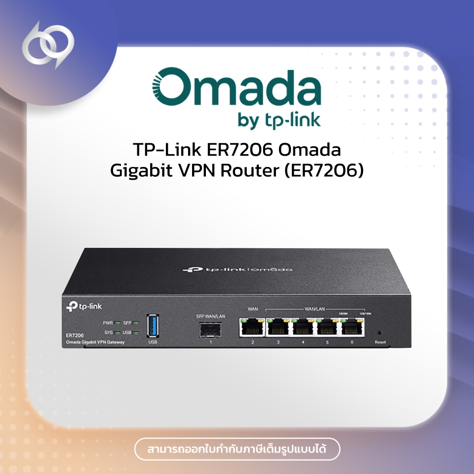 TP-Link ER7206 Omada Gigabit VPN Router (ER7206)