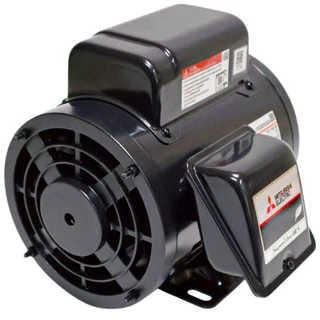 MITSUBISHI มอเตอร์ไฟฟ้า Motor มิตซูบิชิ 220V รุ่น SCL-QR 1 HP 1แรงม้า (0.75 กิโลวัตต์) 4P แกนเพลา 19 มม.