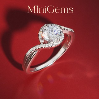 MiniGems แหวน เงินแท้ 92.5 เพชรสวิส(CZ) แหวนคู่ แหวนแต่งงาน …