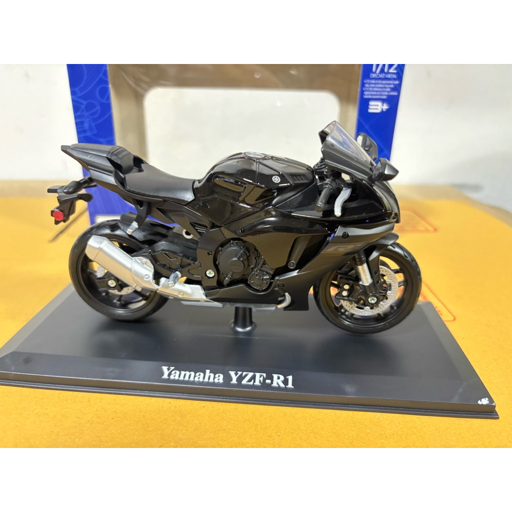 รถมอเตอร์ไซค์ Yamaha YZF-R1 (เป็นงานโมเดลMaisto พลาสติก)สเกล1:12 รายละเอียดสวยสมจริงสินค้าตามภาพ 100% ราคา ถูกที่สุด ดีลบีเคเค แกลเลอรีภาพที่ 3