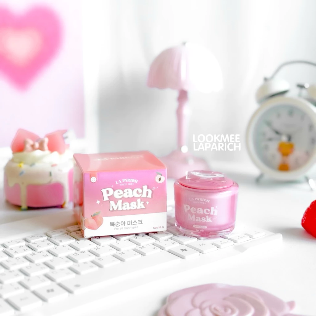 (10กรัม) LA PARICH PEACH MASK (มาส์กพีชลาปาริช) สกินแคร์ ผิวหน้า (เจ้าของแบรนด์) thumbnail 5