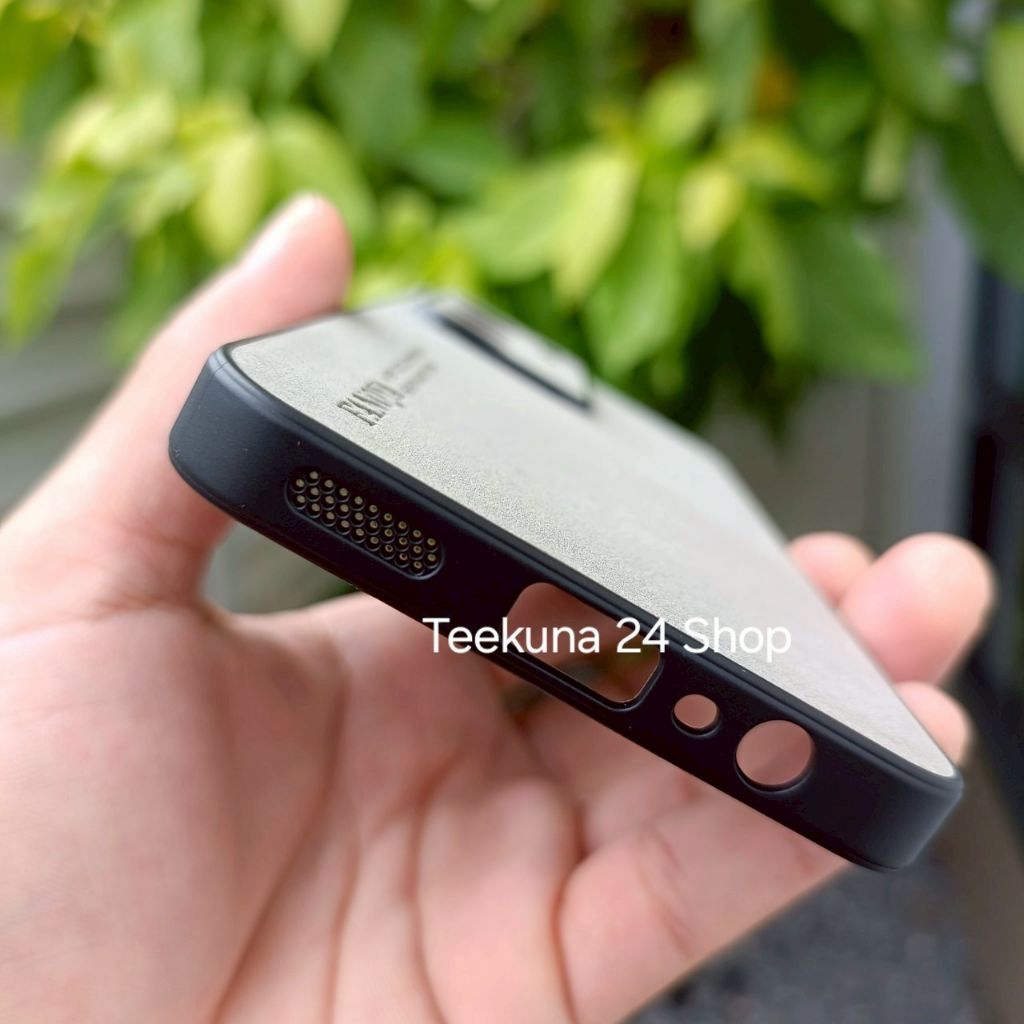 เคส สำหรับ Realme C71 แบบขอบซิลิโคน+ลายหนังกลับ C71 รูปที่ 5