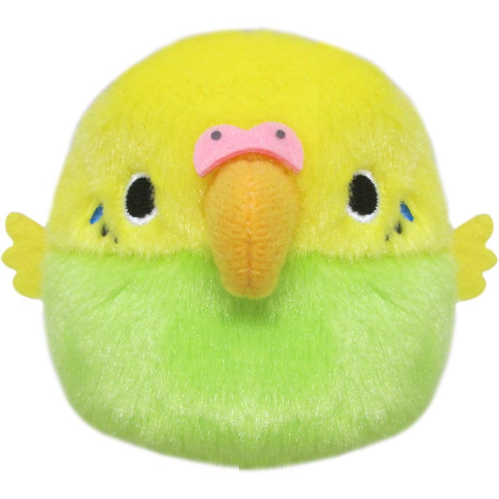 Sanei Boeki Original Plush Toy - Dango Budgie - Green W9×D8×H7cm Animal
