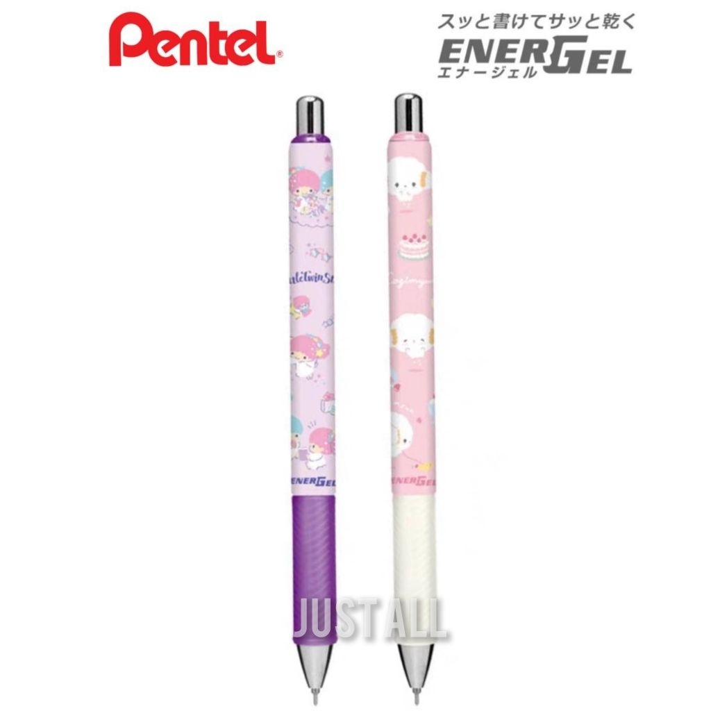 Sario limited Japan × Pentel Energel ปากกาหมึกเจลสีดำ 0.5mm เปลี่ยนรีฟิลได้