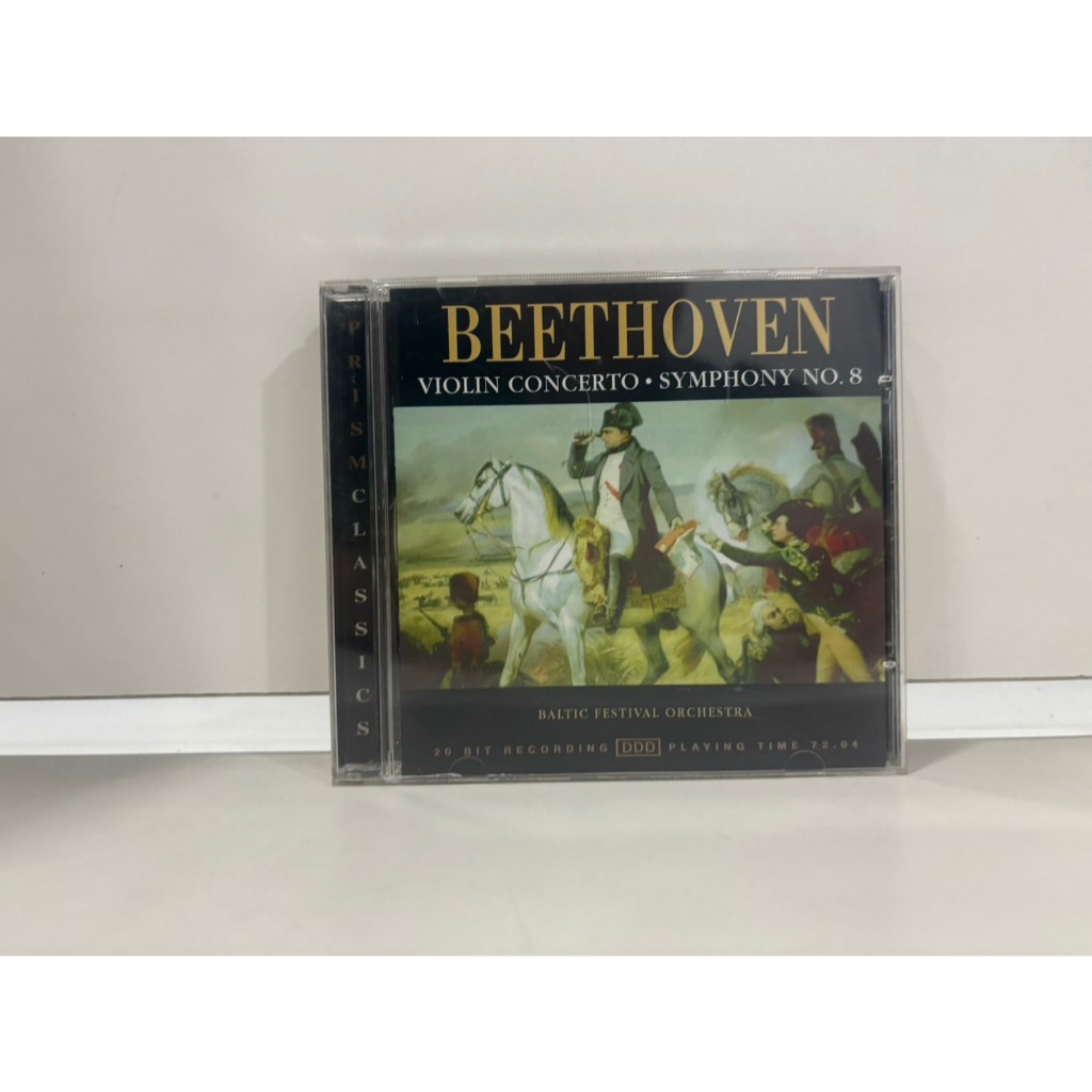1 CD MUSIC  ซีดีเพลงสากล    BEETHOVEN VIOLIN CONCERTO SYMPHONY NO. 8    (D5K79)