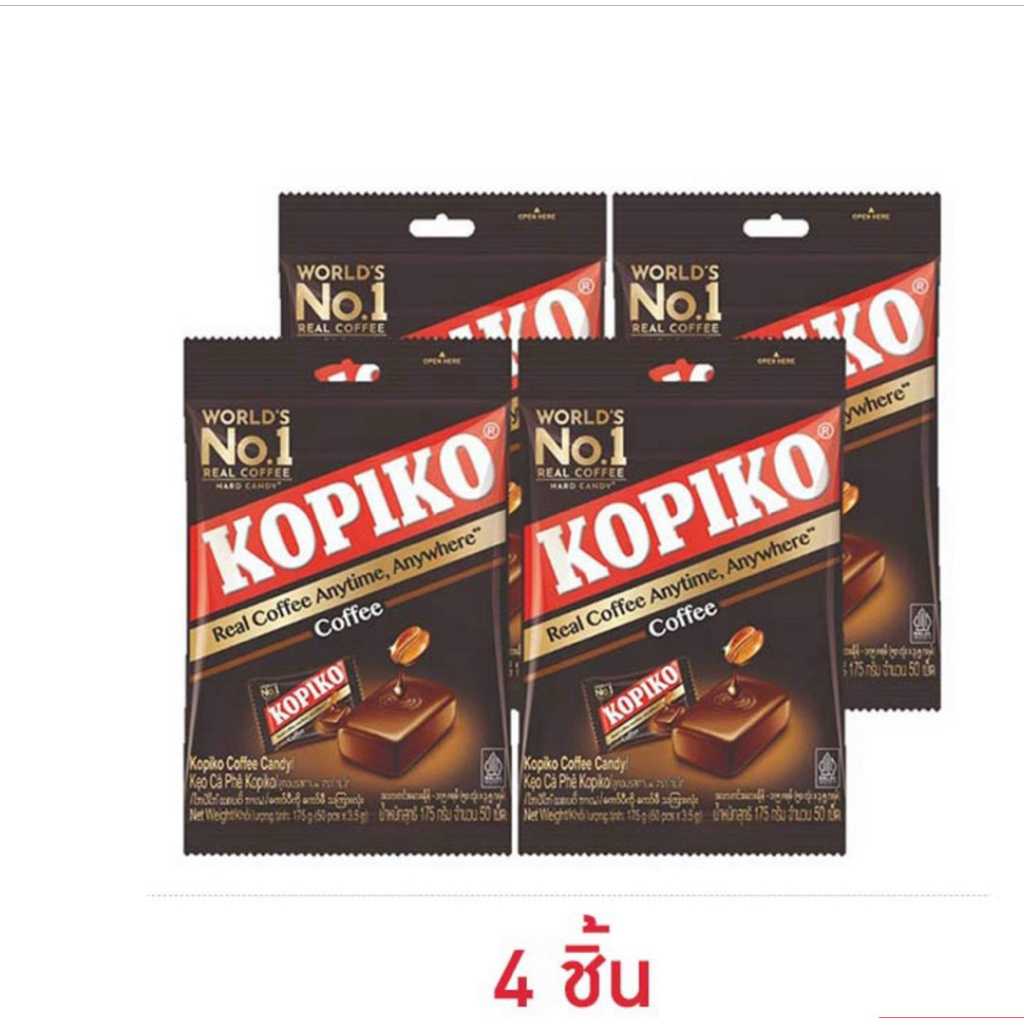โกปิโป้ลูกอมรสกาแฟถุง 175ก. Kopiko Real Coffee Anytime,Anywhere
