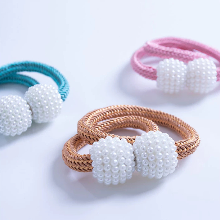 SIMO สายรัดผ้าม่าน แบบแม่เหล็ก สไตล์เพิร์ล วิธีการมัดหลายแบบ มีให้เลือกหลากหลายสี เชือกรัดผ้าม่าน - รูปที่ 6