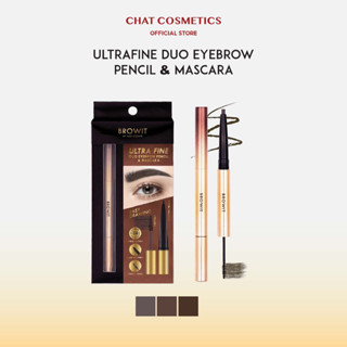 บราวอิท ดินสอเขียนคิ้วแบบ 2 IN 1 ในแท่งเดียว Browit Ultra Fi…