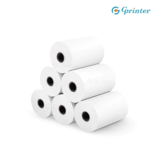 Gprinter กระดาษความร้อน 80x50 10 ม้วน 65gsm กระดาษใบเสร็จ บิลใบเสร็จ Thermal Paper