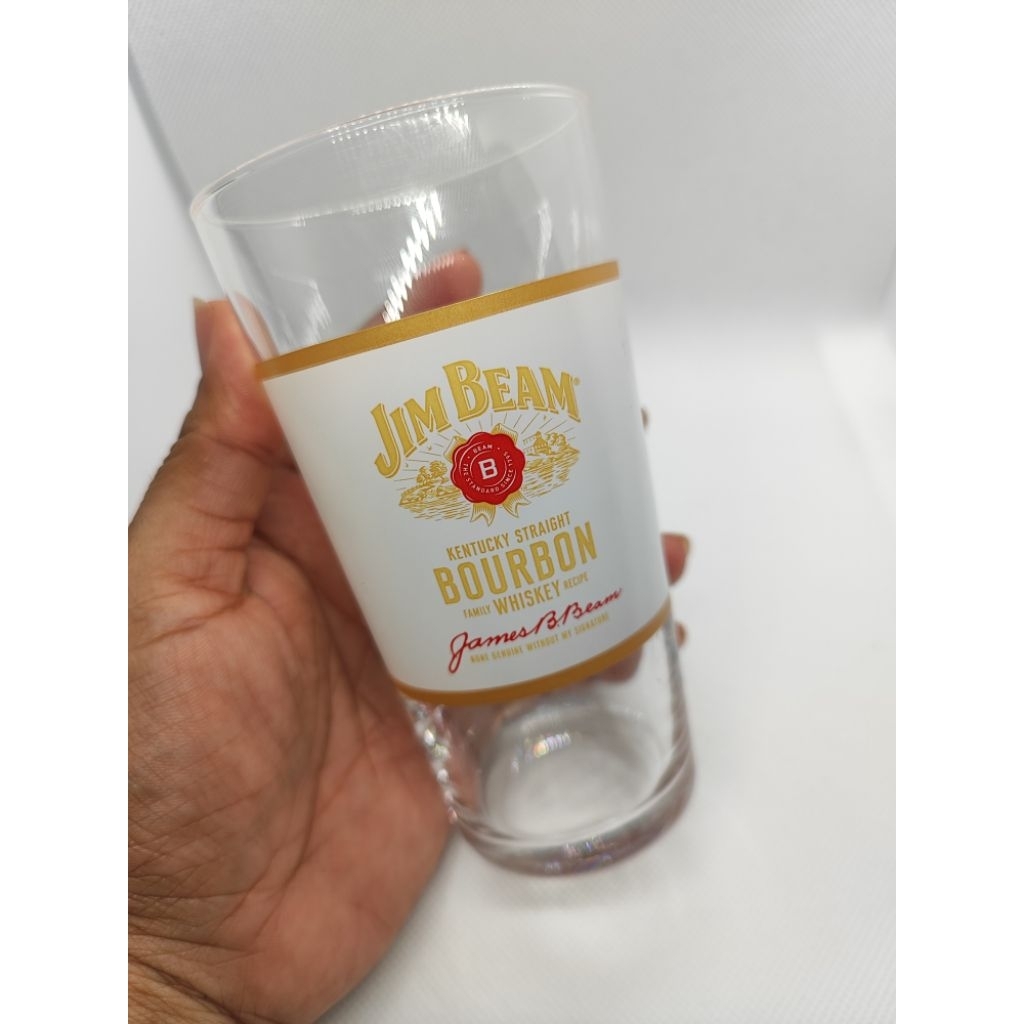 แก้ว JIM BEAM สกรีนสีทอง2แบบ