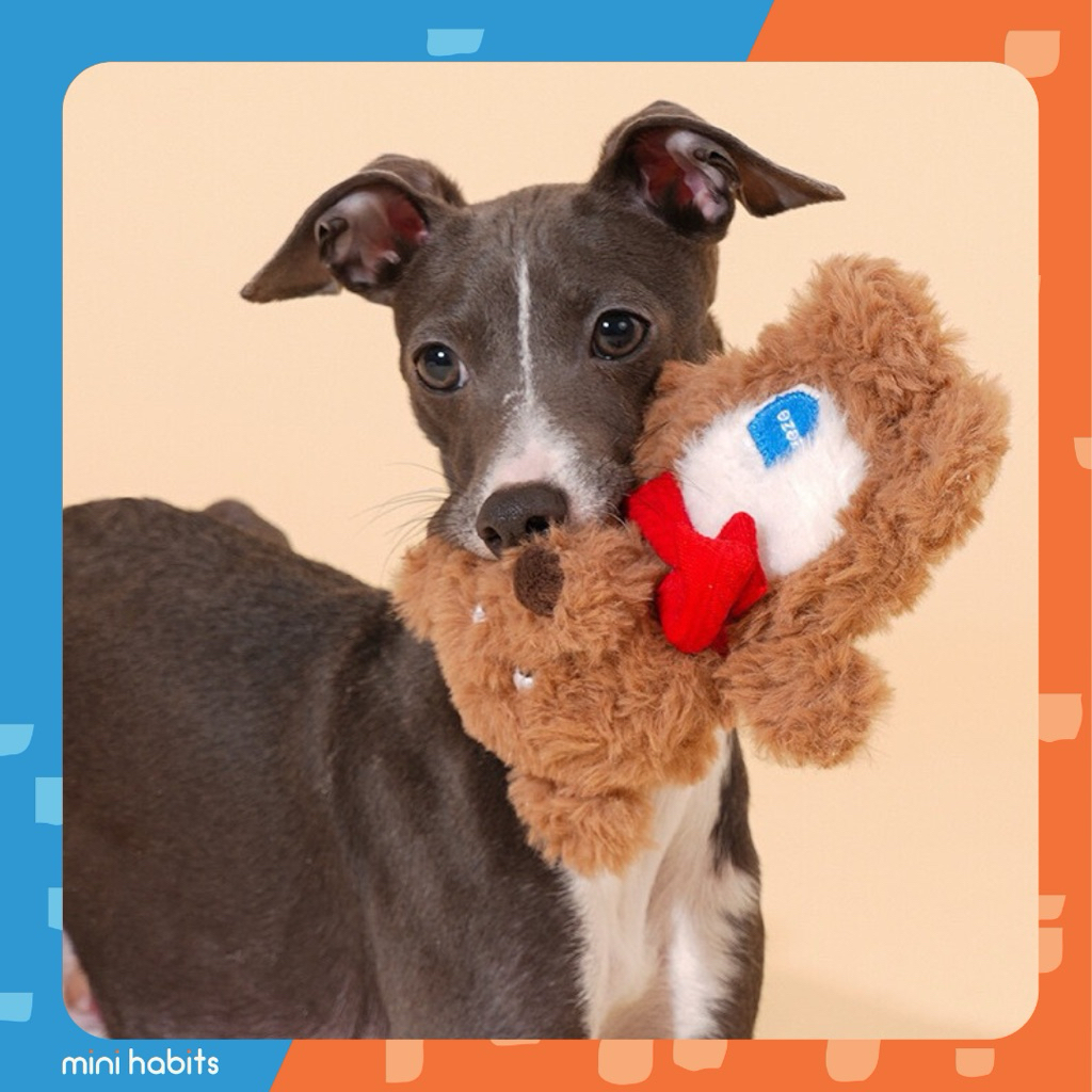 [🚚 พร้อมส่ง] Zeze Nick Bear Pet Toy ตุ๊กตาสำหรับสัตว์เลี้ยง รูปหมี ของเล่นสัตว์เลี้ยง ตุ๊กตาสำหรับหม