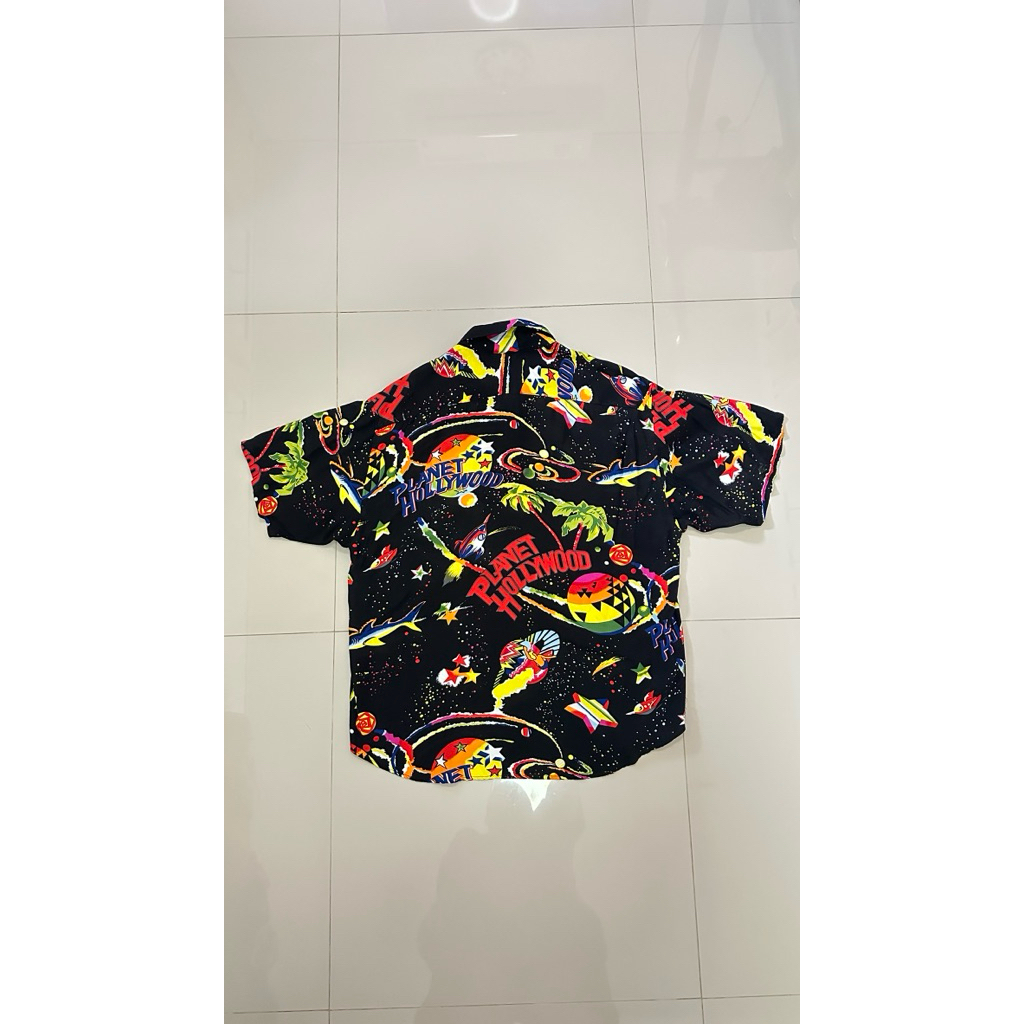 เสื้อฮาวาย Planet Hollywood ของแท้ made in usa