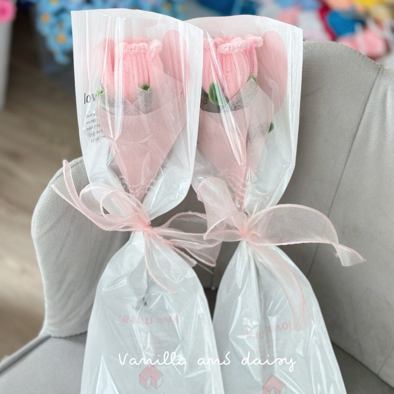 [มีส่งด่วน] ดอกกุหลาบ ช่อกุหลาบ ดอกกุหลาบเดี่ยว ดอกกำมะหยี่ - รูปที่ 3