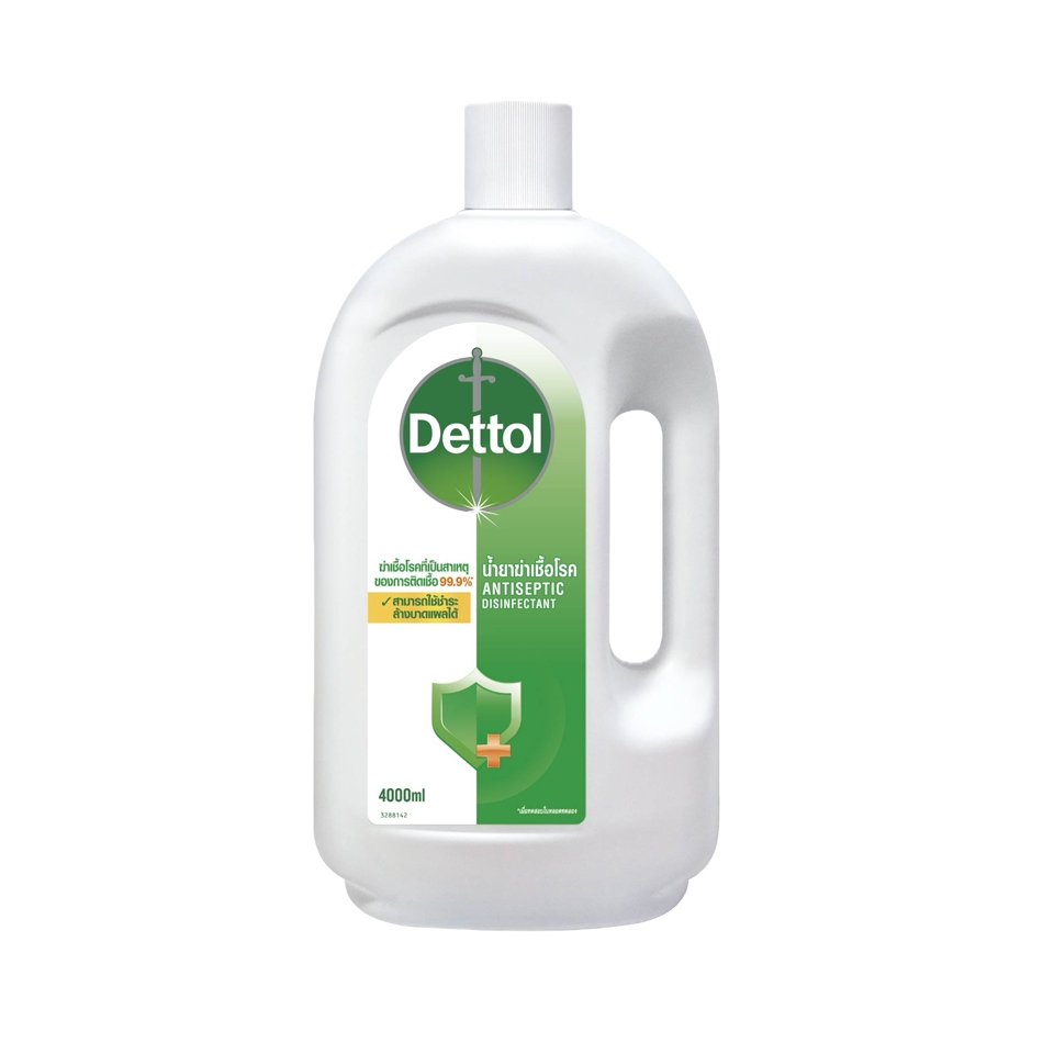 ฉลากไทย ผลิตภัณฑ์ทำความสะอาด เดทตอล  ขนาด4ลิตร Dettol #3888