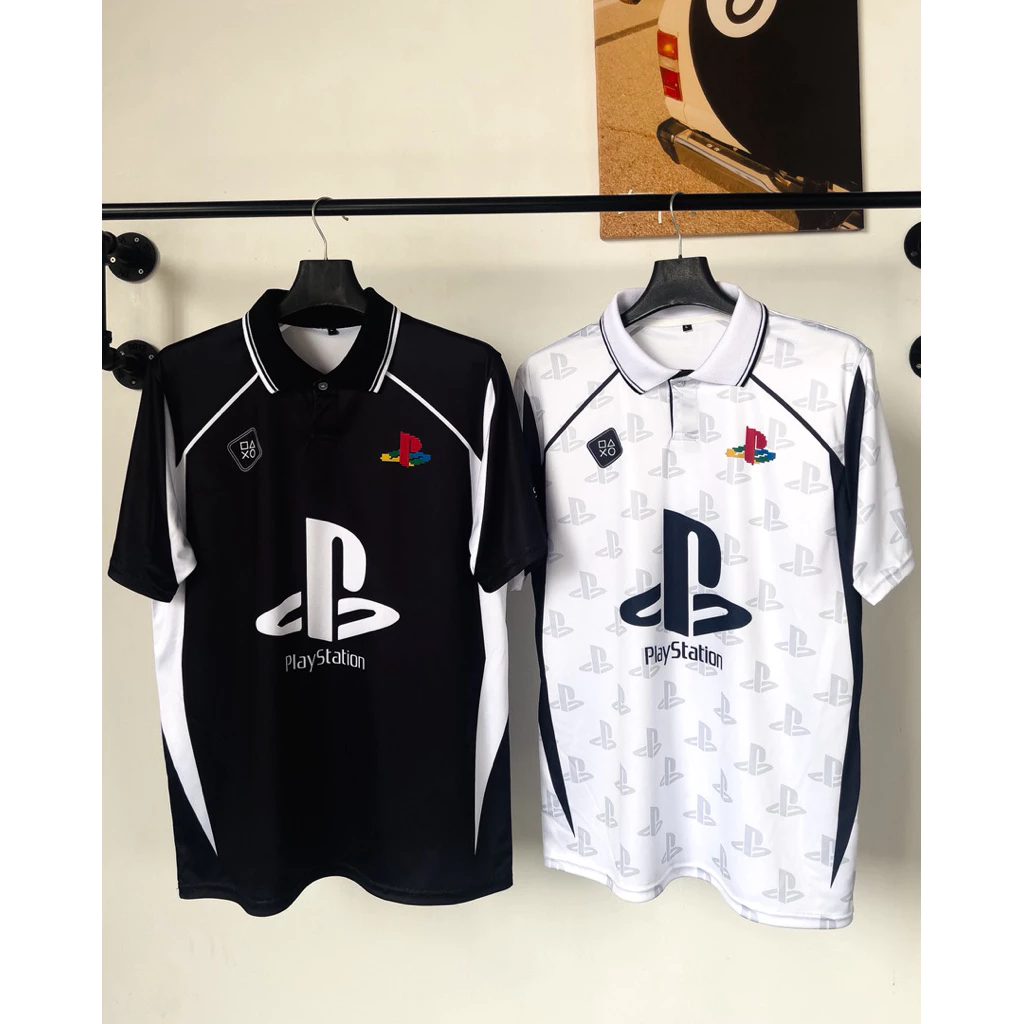 (PPS)เสื้อคอปก เสื้อพิมพ์ลาย สตรีทแฟชั่น