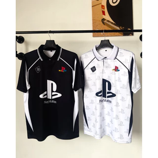 (PPS)เสื้อคอปก เสื้อพิมพ์ลาย สตรีทแฟชั่น