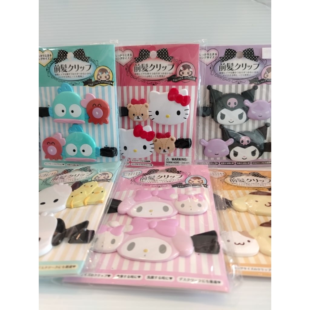 🇯🇵กิ๊บติดผม​ ​Sanrio หัวใหญ่ ตัวใหญ่​❤️ ️สินค้านำเข้าจากญี่ปุ่นแท้ 100%  ✅