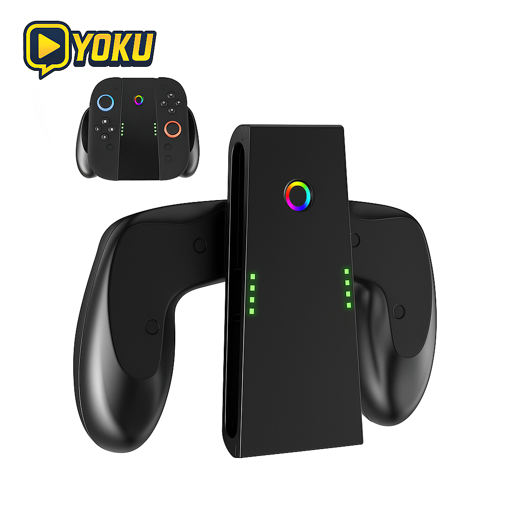 เครื่องชาร์จคอนโทรลเลอร์ Nintendo Switch 2 คอนโทรลเลอร์ Switch 2 พร้อมสายชาร์จ USB ชาร์จขณะเล่น ติดตั้งและถอดออกได้ง่าย