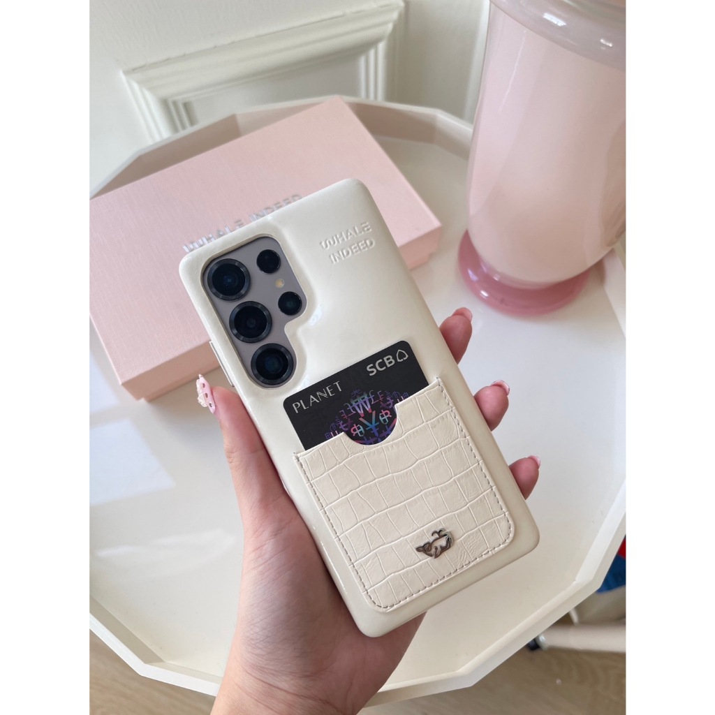 (เคส Loafy) เคสนุ่มนิ่ม Loafy Whale Indeed for *Samsung* เคสนิ่มจับถนัดมือ วัสดุหนังเกรดพรีเมียม