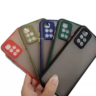 เคสขอบสีหลังด้าน สำหรับ Xiaomi Redmi Note11 Note11s Note11Pro Note10 Note10s Note10Pro Note9 Note9s Note9Proเคสกันกระแทก