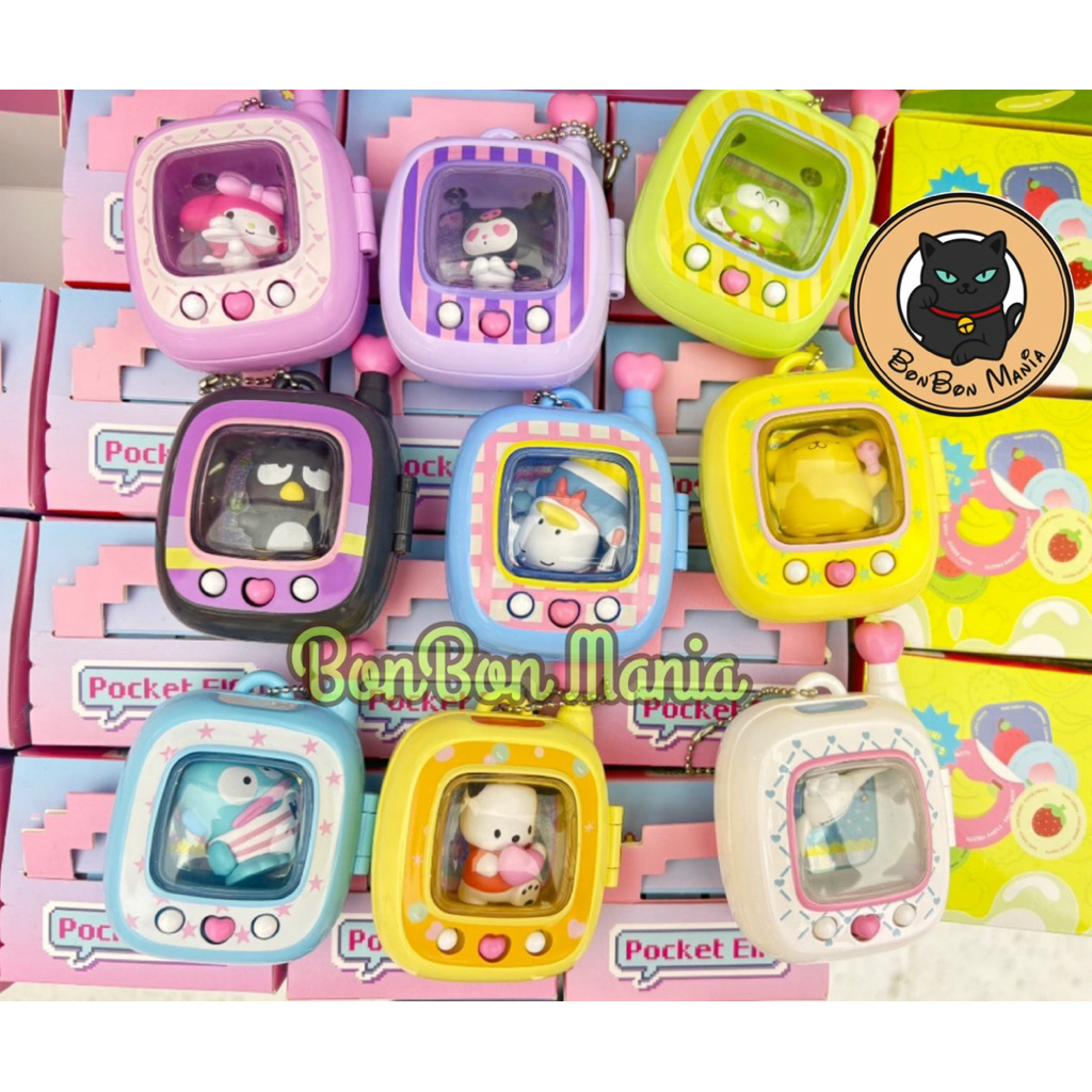 [แบบแยก-เลือกตัวได้]Miniso Sanrio Characters Pocket Elf series blind box set