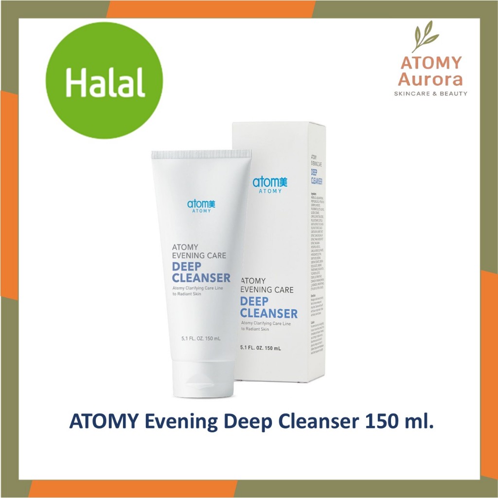 Atomy foam cleanser 150 ml.อะโทมี่ อีฟนิ่ง แคร์ ดีพ คลีนเซอร์