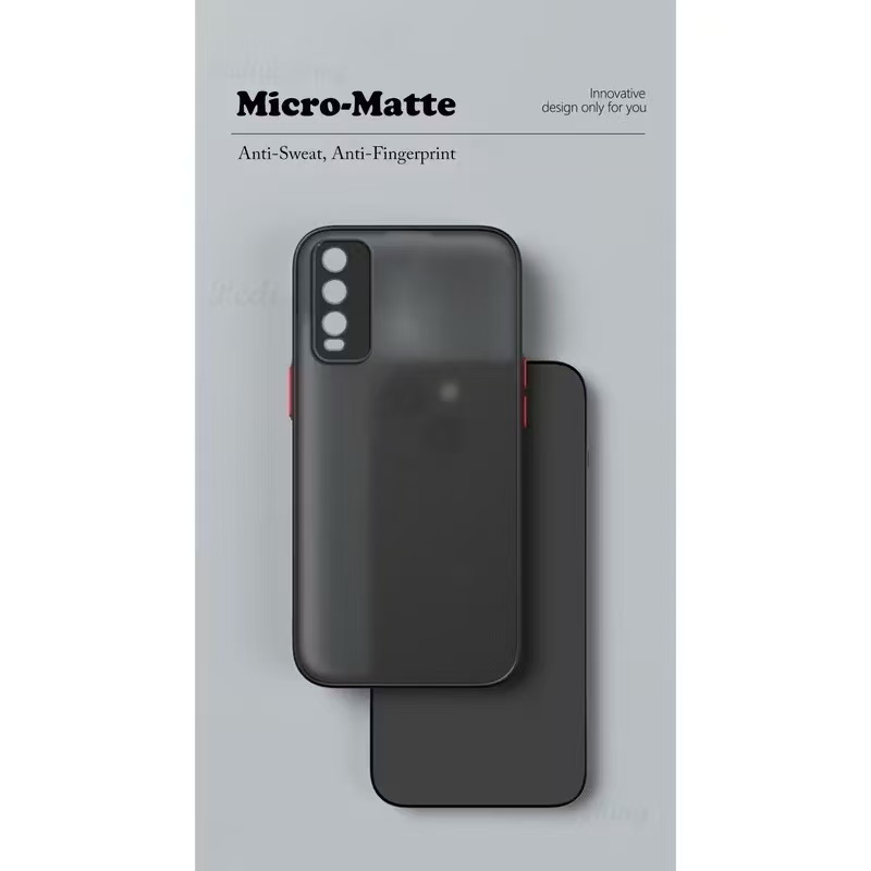 เคสขอบสี Vivo Y20 Y20A Y20S Y12A Y12S Y3S Y21 Y21T T1X Y33S Y33T Y11 Y12 Y15 Y17 Y22 Y22S Y35 Y95 Y93หลังด้าน เคสผิวด้าน - รูปที่ 5